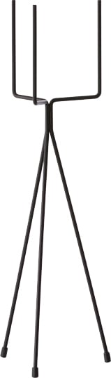 Stojak na doniczkę Ferm Living niski czarny – minimalistyczny design, stal, nowoczesny styl