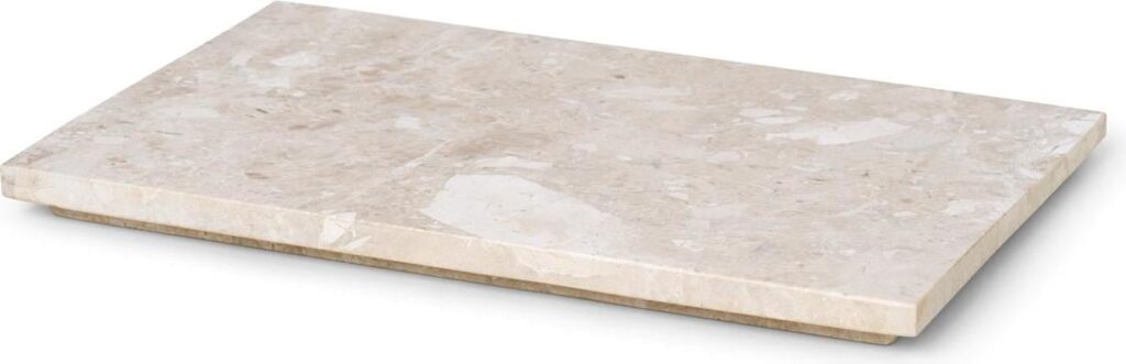 Taca do kwietników Plant Box jasna marmurowa – elegancki design, materiał ceramiczny, idealna do wnętrz