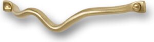 Uchwyt do szafki Curvature mosiądz – elegancki design, trwały materiał, idealny do nowoczesnych wnętrz