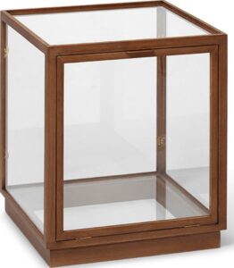 Witryna Miru ciemny dąb – elegancka, pojemna, nowoczesna