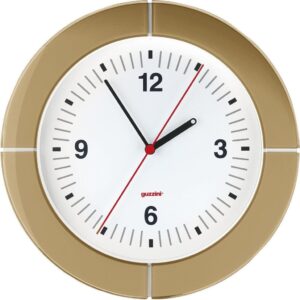 Zegar ścienny I-Clock piaskowy – nowoczesny design, piaskowy kolor, idealny do każdego wnętrza
