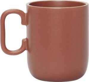 Kubek Hübsch czerwony ceramiczny – elegancki, funkcjonalny, idealny na napoje