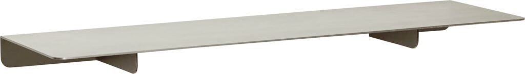 Półka Hübsch 50 cm szara metalowa – minimalistyczny design, funkcjonalność, trwałość
