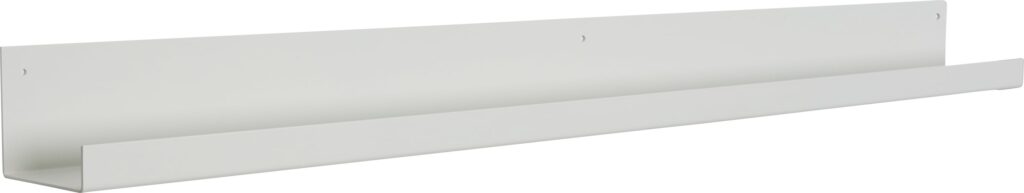 Półka ścienna Care 100 cm jasnoszara – minimalistyczny design, funkcjonalność, idealna do każdego wnętrza