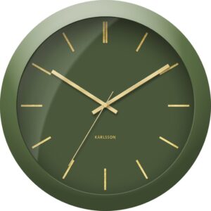 Zegar ścienny Globe zielony – oryginalny design, nowoczesny styl, idealny do każdego wnętrza