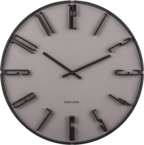 Zegar ścienny Sentient szary gładki – nowoczesny design, minimalistyczny, elegancki, idealny do każdego wnętrza