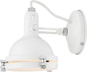 Kinkiet Nautilius biały – elegancki design, styl morski, materiał metalowy
