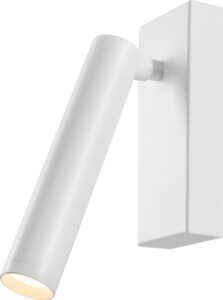 Kinkiet Roll biały z łączeniem białym – nowoczesny design, elegancki kolor, idealny do różnych wnętrz