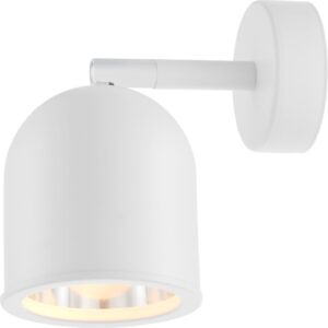 Kinkiet Spark 1 biały z łączeniem białym – nowoczesny design, oświetlenie ścienne, styl minimalistyczny