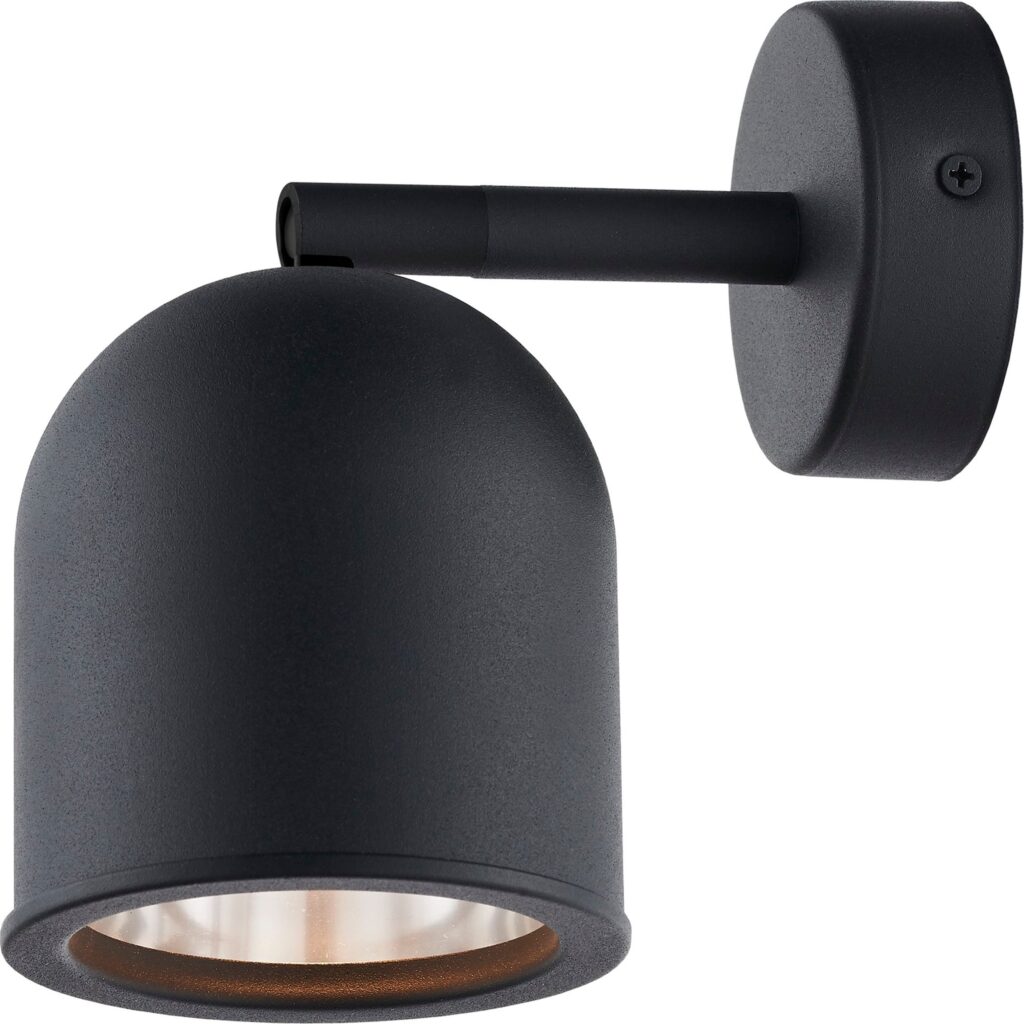 Kinkiet Spark 1 czarny z łączeniem czarnym – nowoczesny design, elegancki kolor, idealny do każdego wnętrza