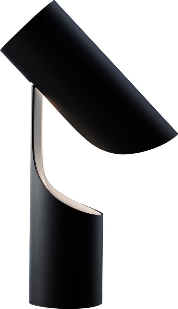 Lampa Mutatio stołowa – nowoczesny design, regulowane światło, elegancki kolor, materiał metal i szkło
