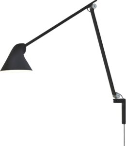 Kinkiet na wysięgniku NJP LED 3000 K czarny – nowoczesny design, funkcjonalność, energooszczędne oświetlenie