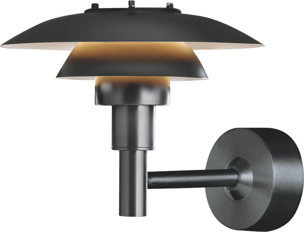 Kinkiet PH ogrodowy – stylowy, energooszczędny, IP65, metalowy