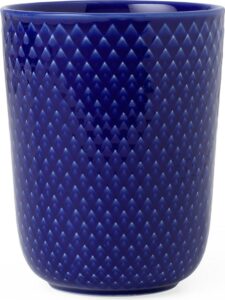 Kubek Rhombe granatowy – elegancki design, ceramiczny, pojemność 300 ml