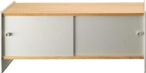Szafka niska Theca 93 cm MDF aluminium wiśnia – nowoczesny styl, funkcjonalność, trwałość