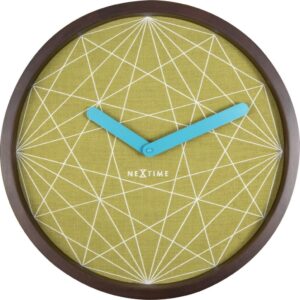 Zegar ścienny Calmer geometryczny – nowoczesny design, minimalistyczny, czarny, metalowy