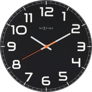 Zegar ścienny Classy Round czarny – elegancki design, minimalistyczny styl, idealny do każdego wnętrza