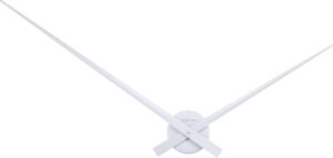 Zegar ścienny Hands 70 cm biały – nowoczesny design, minimalistyczny styl, duży rozmiar