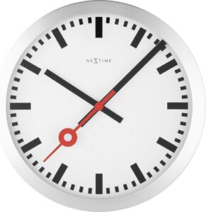 Zegar ścienny Station indeks – nowoczesny design, minimalistyczny styl, elegancki kolor
