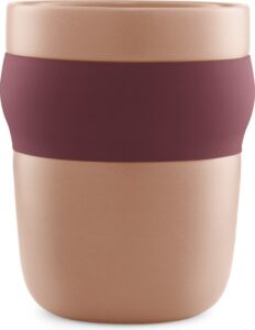 Kubek Obi duży różowy – funkcjonalny i stylowy, idealny do napojów, porcelanowy