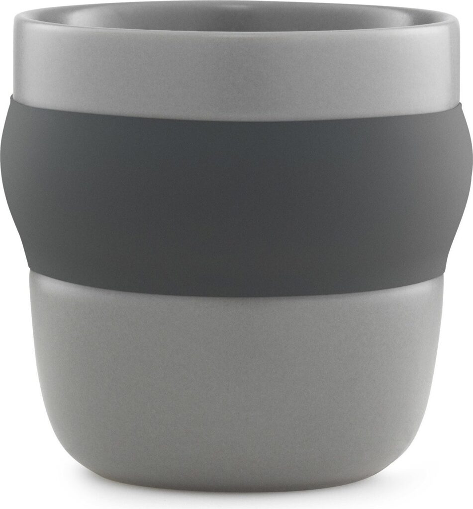 Kubek Obi średni grafitowy – ceramiczny, elegancki, idealny do kawy i herbaty