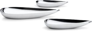 Miseczki na przystawki Blob 3 szt. – nowoczesny design, wielofunkcyjne, ceramika
