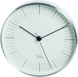 Zegar ścienny Tempus 20 cm – elegancki design, minimalistyczny styl, biały kolor