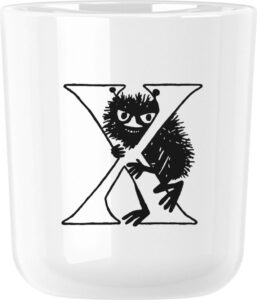 Kubek ABC Muminki X – ceramiczny, kolorowy, 300 ml, z motywem Muminków