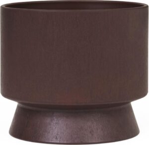 Osłonka na doniczkę Rosendahl 15 cm burgundowa – elegancki design, idealna do dekoracji, trwały materiał