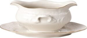 Sosjerka Sanssouci Elf Gold 650 ml – elegancki design, złote akcenty, porcelana