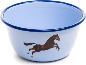 Miseczka Seletti Wears Toiletpaper emaliowana Horse – unikalny design, kolorowy motyw, trwały materiał