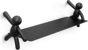 Półka Buddy czarna – nowoczesny design, funkcjonalność, idealna do każdego wnętrza
