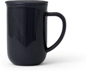 Kubek Minima Balance z zaparzaczką niebieski węgiel – elegancki design, funkcjonalność, idealny do herbaty