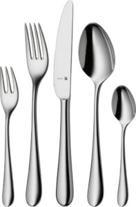 Komplet sztućców Merit 30 elementów – elegancki komplet, stal nierdzewna, nowoczesny design