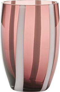 Szklanka Gessato 320 ml ametystowa – elegancka, szklana, pojemność 320 ml, kolor ametystowy