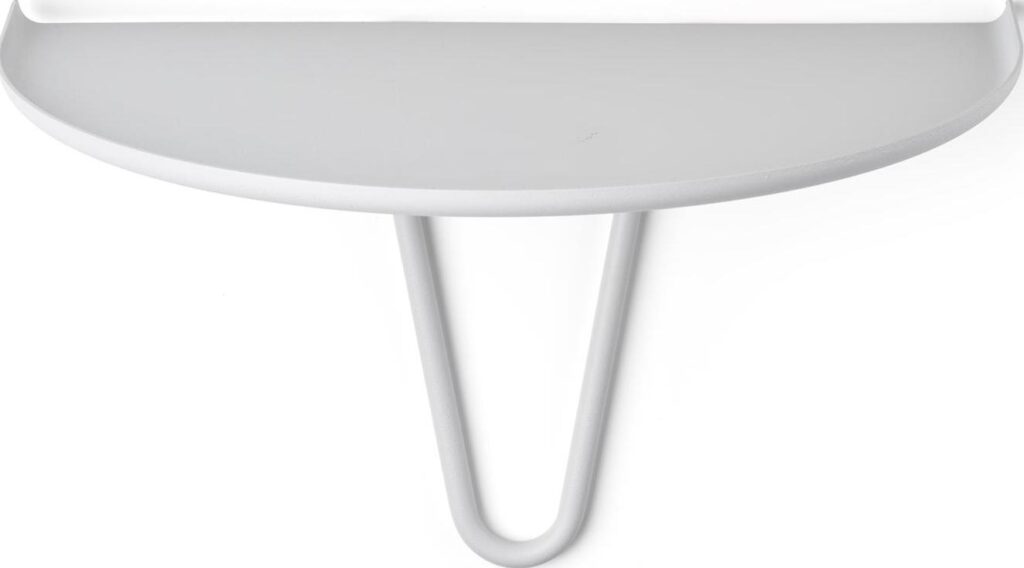 Półka ścienna A-Shelf szara – nowoczesny design, uniwersalny kolor, wysokiej jakości materiał