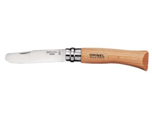 Opinel CONFEZIONE 6 PZ N°07 INOX PUNTA TONDA „NATURAL” (001696)