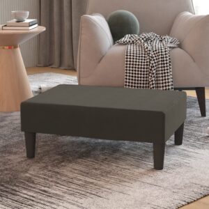 vidaXL Podnóżek, ciemnoszary, 78x56x32 cm, tapicerowany aksamitem