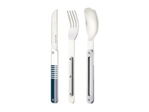Akinod MAGNETIC STRAIGHT CUTLERY 12H34 MIRROR Mariniere Bleue