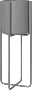Kwietnik Kena 55 cm steel gray – elegancki styl, funkcjonalność, stalowy szary kolor, 55 cm wysokości