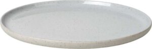 Talerz deserowy Sablo 21 cm – elegancki design, porcelana, biały