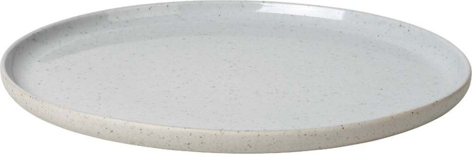 Talerz deserowy Sablo 21 cm – elegancki design, porcelana, biały