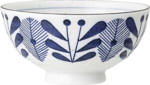 Miska Camellia 11,5 cm biała w niebieski wzór – elegancki design, idealna do serwowania, porcelana