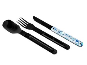 Akinod MAGNETIC STRAIGHT CUTLERY 12H34 BLACK MIRROR Azulejos