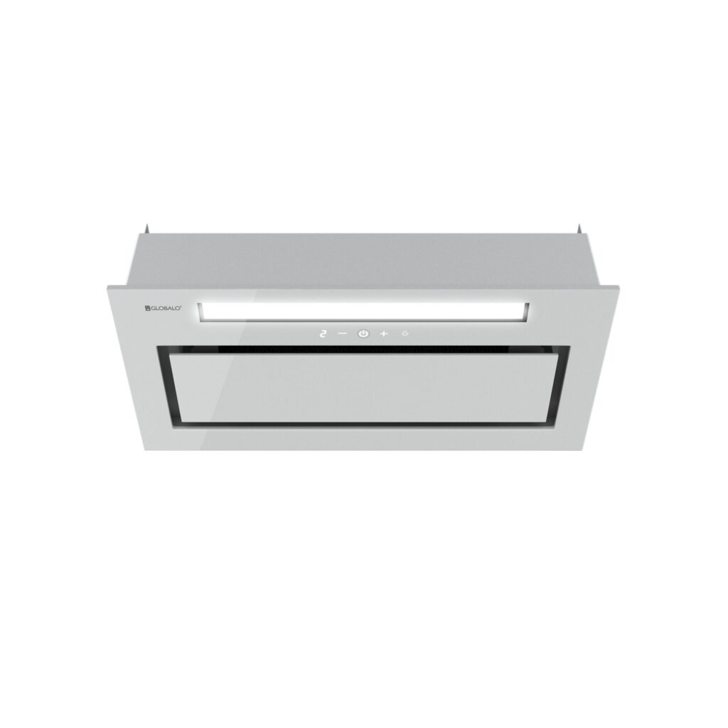 OKAP GLOBALO SILENTIO 60.2 WHITE + TW 1.2 – nowoczesny design, cicha praca, biały kolor, 60 cm szerokości