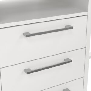 Blat z kontenerkiem białe mat 159 cm Prima