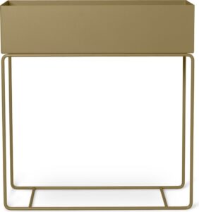 Kwietnik Plant Box oliwkowy – nowoczesny design, uniwersalny rozmiar, trwały materiał