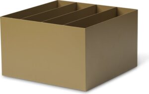Pojemnik z przegródkami do kwietników Plant Box – funkcjonalny, oliwkowy