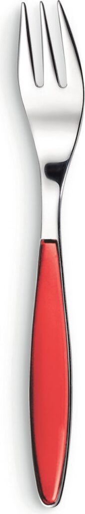 Widelczyk deserowy Feeling czerwony – elegancki design, praktyczność, trwały materiał