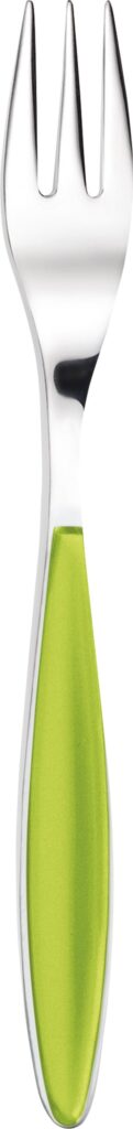 Widelczyk deserowy Feeling zielony – elegancki design, ergonomiczny kształt, idealny do serwowania deserów